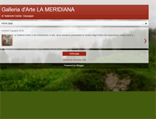 Tablet Screenshot of gallerialameridiana.com